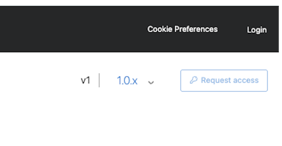 API Registration Screen